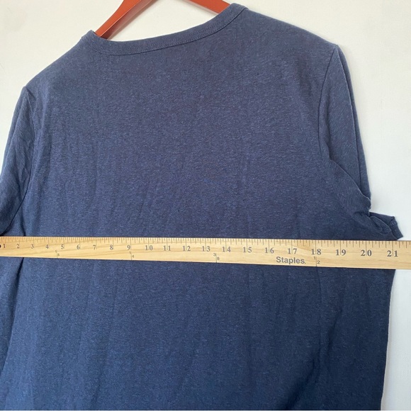 Free Assembly - Basic Dark Blue T Shirt Crew Neck Short Sleeve - Size XL - C32 - Picture 7 of 9